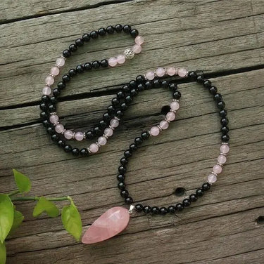 Grounding Black Onyx Yoga Beads Mala-Your Soul Place